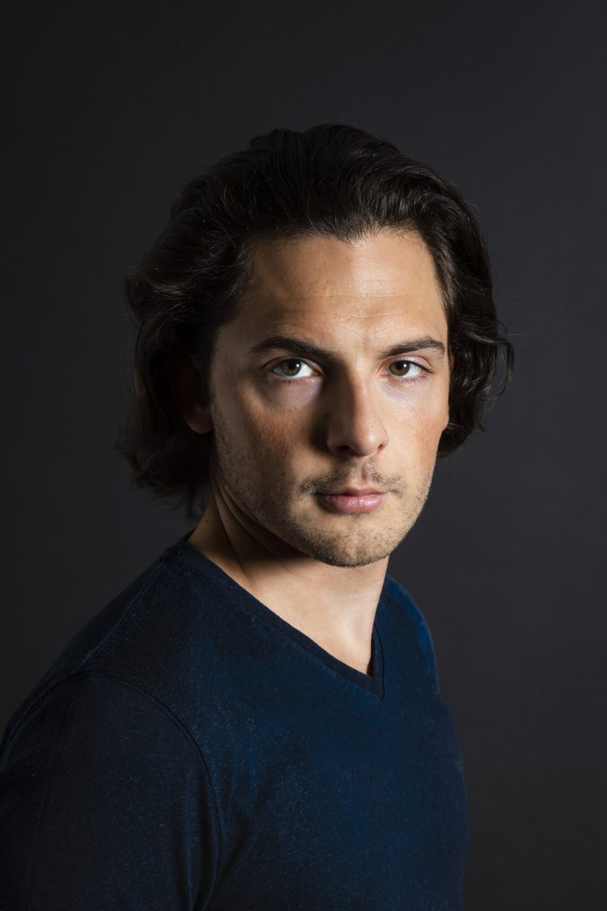 Portrait artistique d'acteur en studio